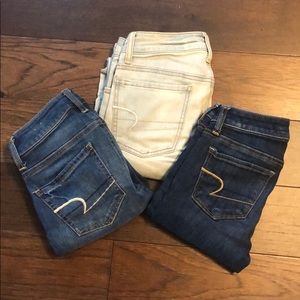 BUNDLE of 3 AE Jeans